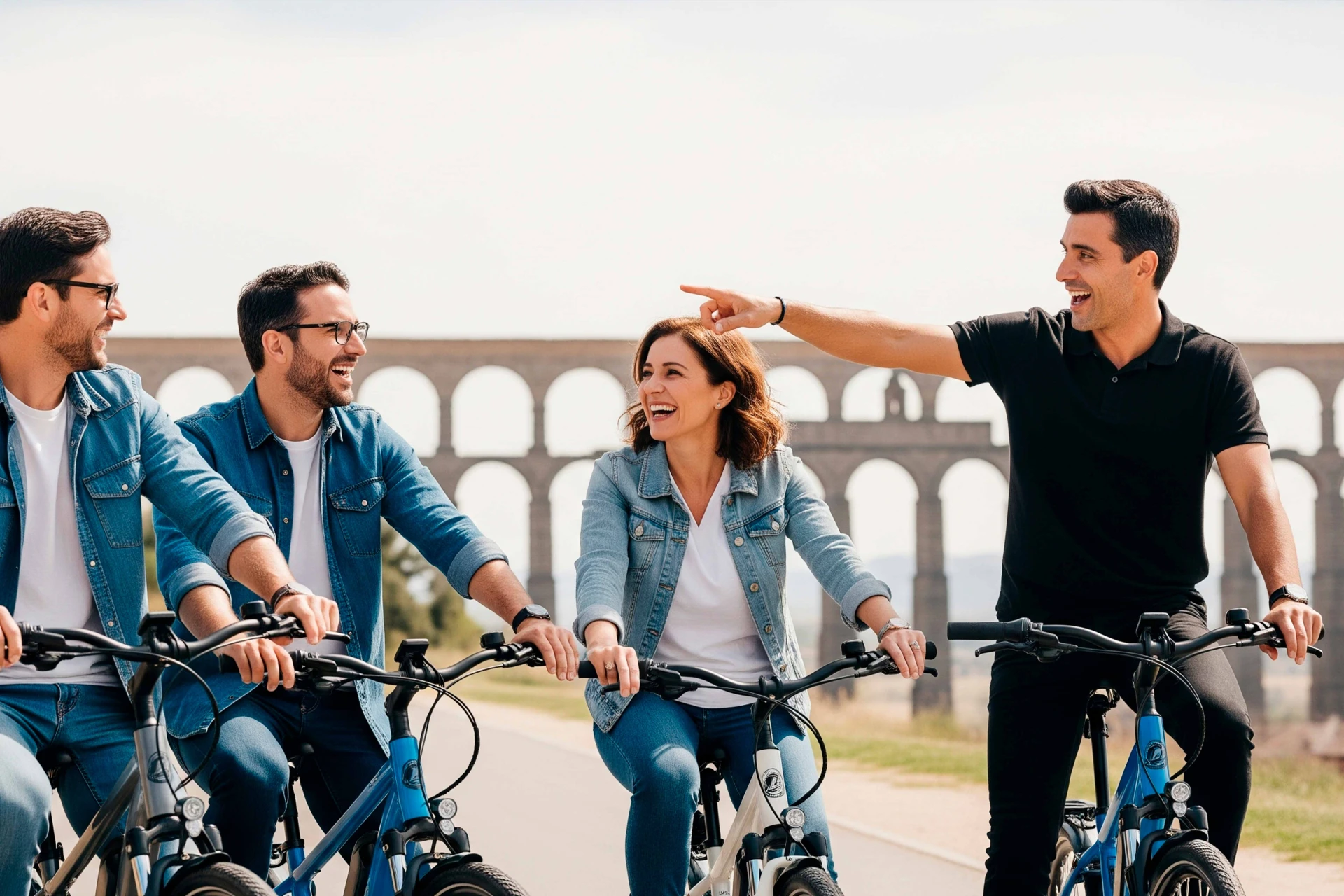Segovia E-Bike & Alcázar Private Day Trip from Madrid